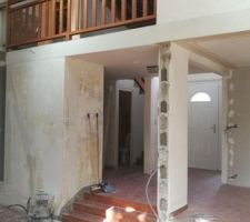 Poteau porteur 17cm x 70cm