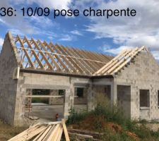 Débit pose charpente