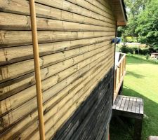 Rénovation bardage en cours