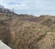 Terrain avant les travaux