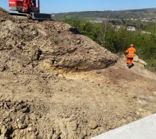 Début des travaux avec évacuation des terres