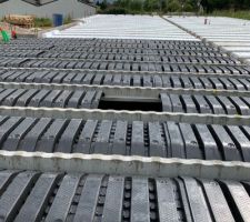 Plancher de soubassement avec poutrelles b&eacute;ton et hourdis polystyr&egrave;ne partie habitation