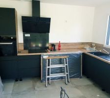 Installation de la cuisine