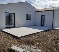 Terrasse carrelage fini