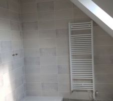 Faïence de la salle de bain de l'étage