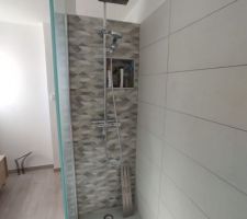 Vue douche SDB fini