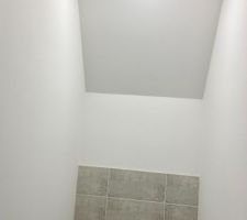 Lumière dans les WC de l'étage
