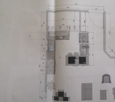 Plan de masse cuisine
