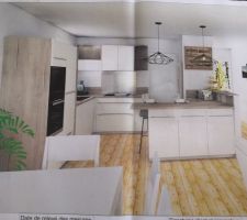 Plan 3D de la cuisine