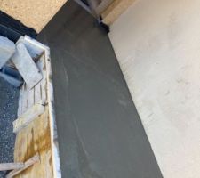 Nouvel escalier
Plate forme 140x120, le futur chemin arrivera sur la gauche