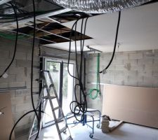 Mise en place de l'itinéraire et cloison/plafond