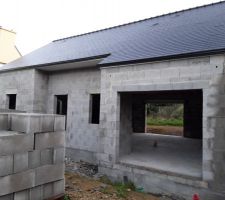 Avancement de la construction