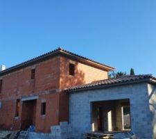 Toiture quasi terminé