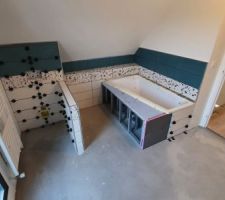 Faïence motif terrazzo