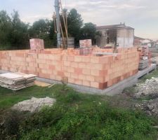 El&eacute;vation des murs.