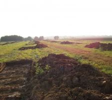 Voici le lotissement au début des travaux lors des fouilles archéologiques. Fin des travaux prévue pour avril 2010