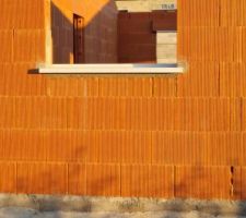 Pose des rebords des fenêtres