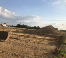 D&eacute;marrage du chantier ! Le terrassier est pass&eacute;