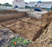 Le chantier d&eacute;marre !!! terrassement