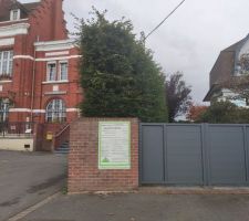 Photo2 de l affichage du permis de construire au 20/10/2021