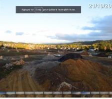 Travaux lotissement en  cours