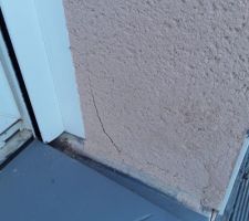 Fissures apparues après 6 ans