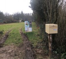 Le terrain expo sud ouest cot&eacute; jardin