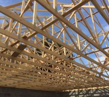 Toujours en cours tout va bien. fin juin la charpente est terminée...