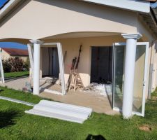 Démontage des baies vitrées
