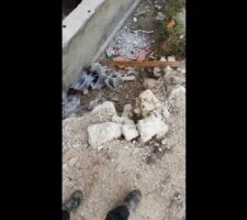 Terrain toujours pas nettoyé après 6 mois de travaux