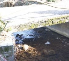 Le pont d'origine d'acces a la maison