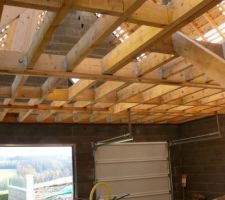 Solivage pour grenier du garage