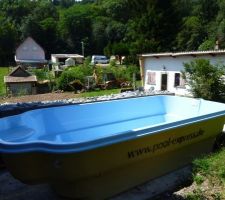 Livraison de la piscine