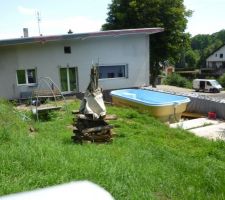 Livraison de la piscine