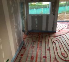 Plancher chauffant rdc