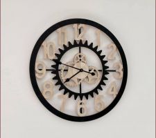 Horloge de la pièce de vie