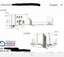 Façades ouest et nord