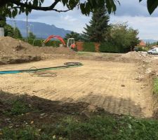 Préparation pour les fondations