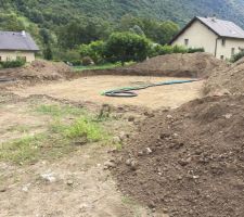 Préparation pour les fondations