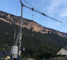Installation de la grue
