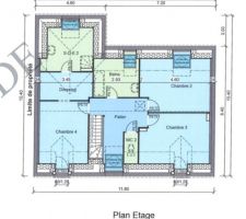 Plan Étage (intérieur non définitif)