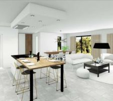 Vu projet cuisine 3d