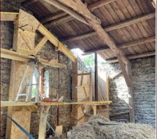 J'ouvre le toit pour pouvoir travailler &agrave; l'aise