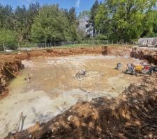 Installation des micropieux, jusqu'&agrave; 25m de profondeur