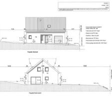 Plan des façades et toiture (PCMI5)