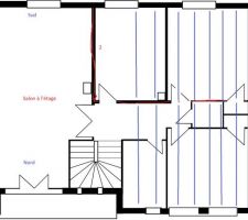 Plan de l'&eacute;tage
