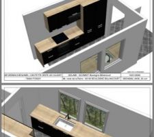 Cuisine
Nous avons opt&eacute; sur cuisine Schimdt.
Maisons Pierre a offert cuisine a 1 euros (UMHS) mais il y a un seul RDV &agrave; Melun pour tout decider et moins de choix. Nous avons utiliser la cuisine offerte pour faire des meubles de la chambre de enfants (une 1ere pour UMHS)