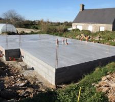Fondations terminées