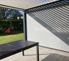 Pergola bioclimatique