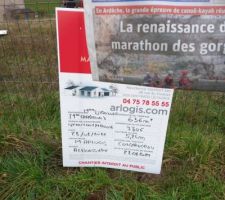 Petit tour sur notre terrain 2 mois apr&egrave;s l'affichage du permis de construire